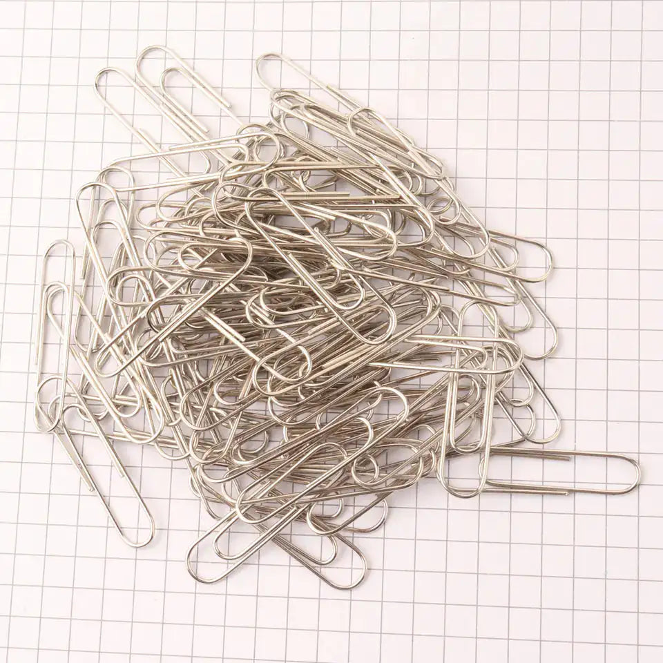 Paper Clip (28mm) Regular Silver (100/Pack)