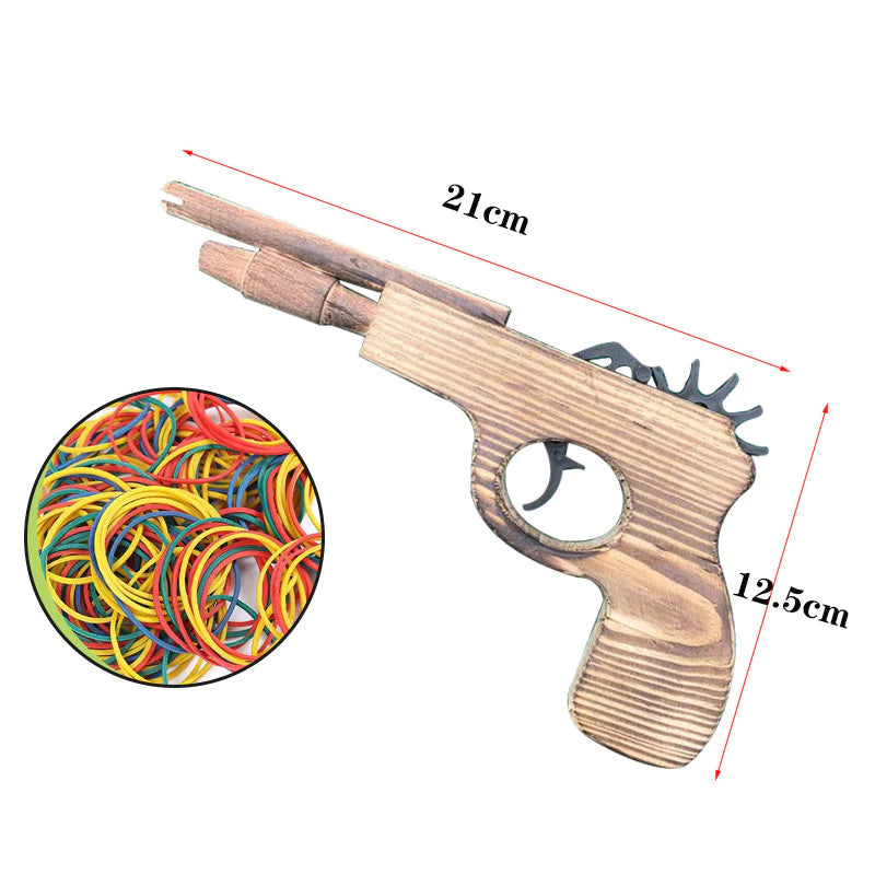 Wooden Rubber Band Launcher