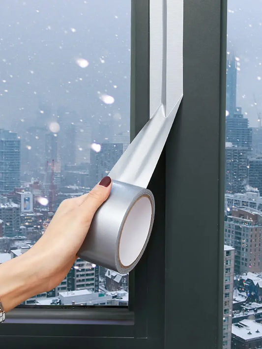 Window Windproof Thermal Film Sealing Tape Roll 16.4ft