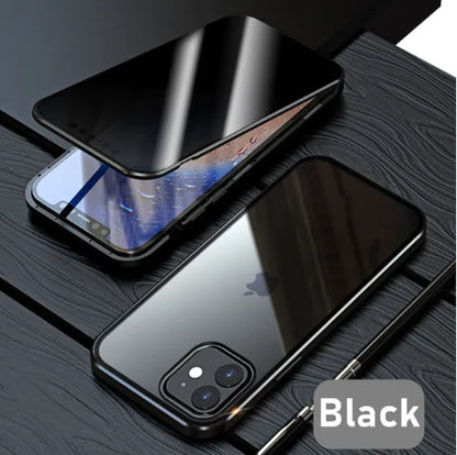 Glass Privacy Metal Phone Case