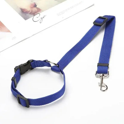 Pet Car Seat Belt & Harness Safety And Style