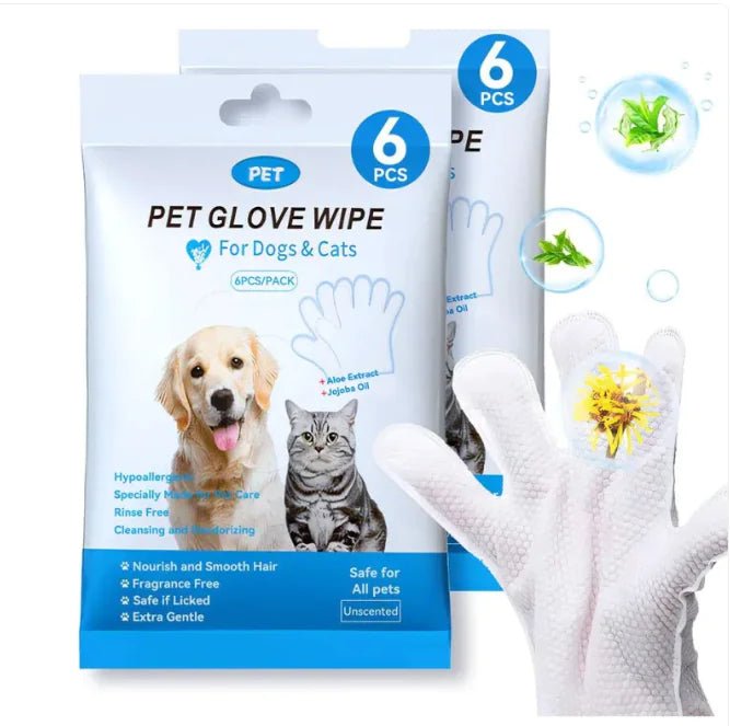 Pet Cleaning Gloves & Wipes by Anti Spier