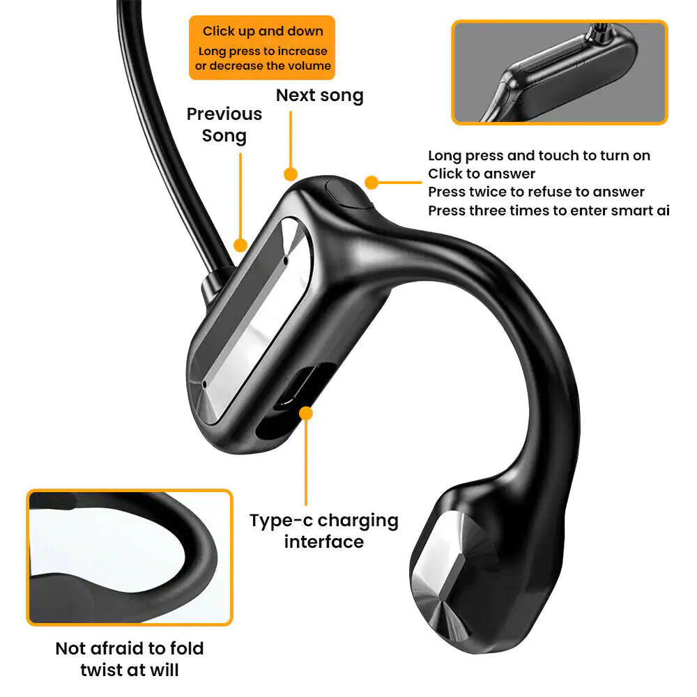 Wireless Bluetooth Headset - Anti Spier 