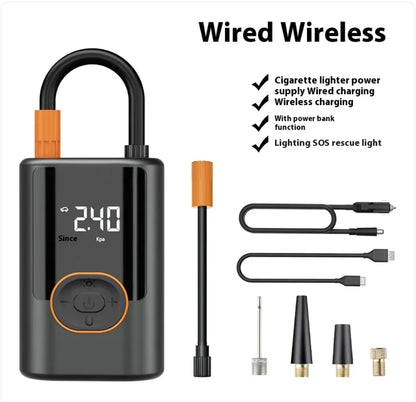 High-Pressure Car Inflator with Fast Charging