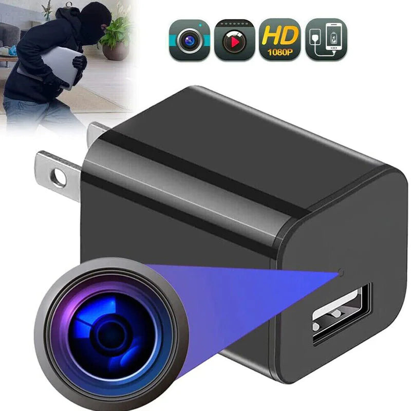 Mini Hidden Camera Home Security Nanny Cam Full HD 1080P DVR Night Vision Audio - Anti Spier 