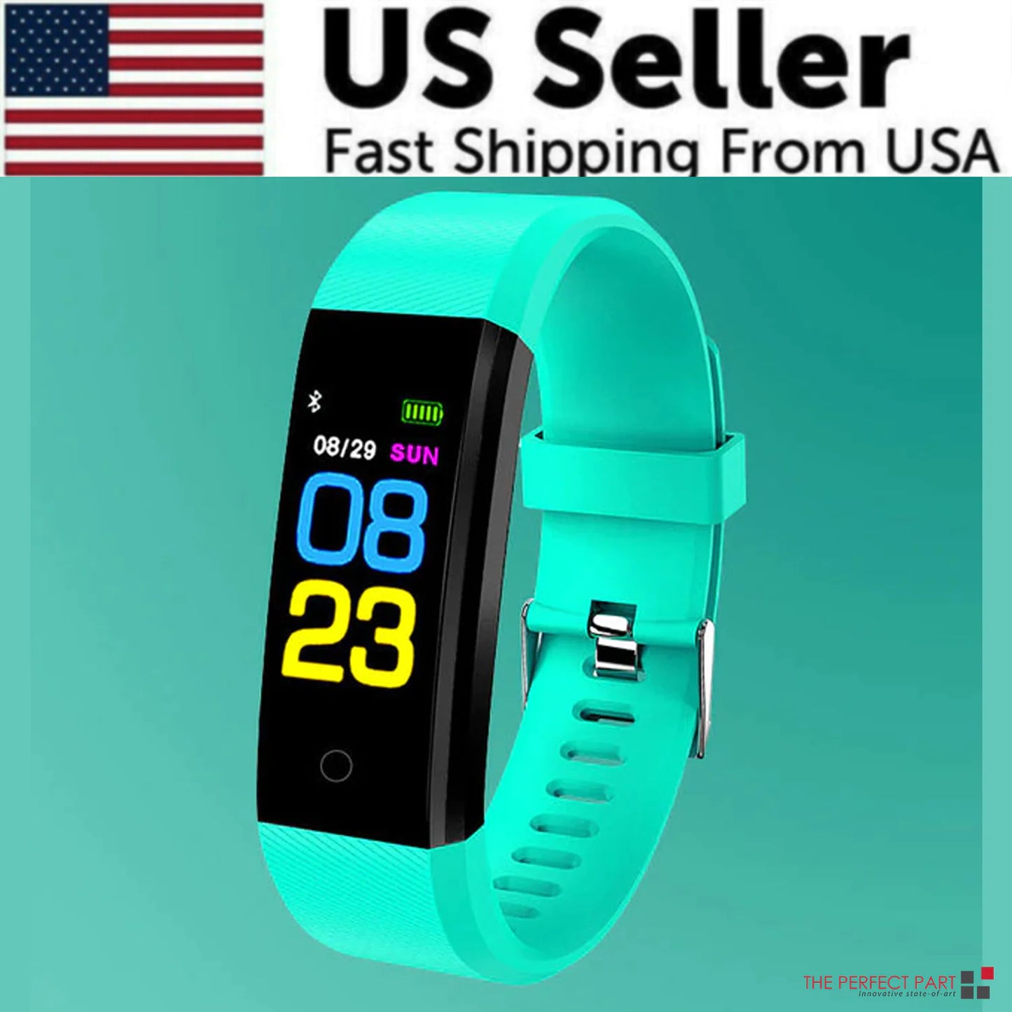 Fitness Smart Watch Activity Tracker Heart Rate For Women Men Oxygen BP Monitor - Anti Spier 