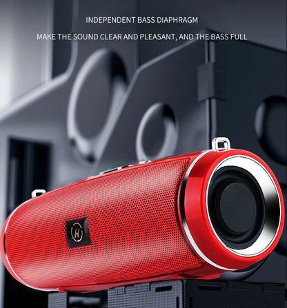 Bluetooth 5.1 Speaker Wireless Waterproof Outdoor Stereo LOUD Bass USB/TF Strap - Anti Spier 