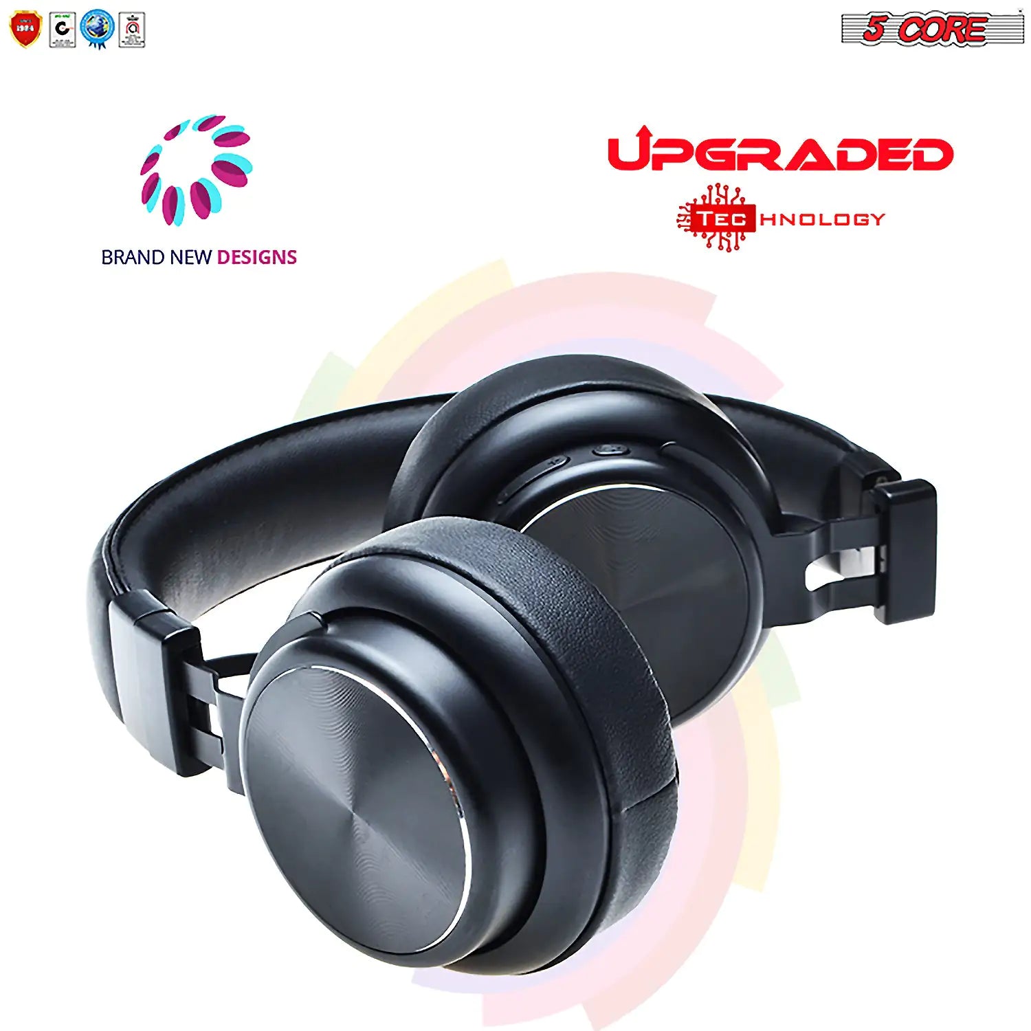 5Core Bluetooth Headphones Wireless Noise Cancelling Audifonos Inalambricos - Anti Spier 