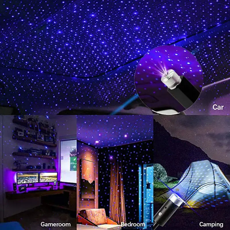 LED Auto Dak Star Night Light Projector