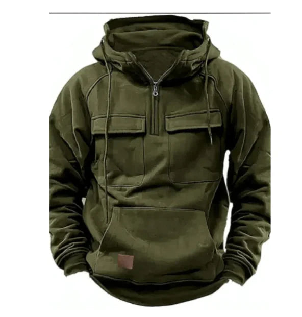 Men's Solid Color Casual Sweatshirt