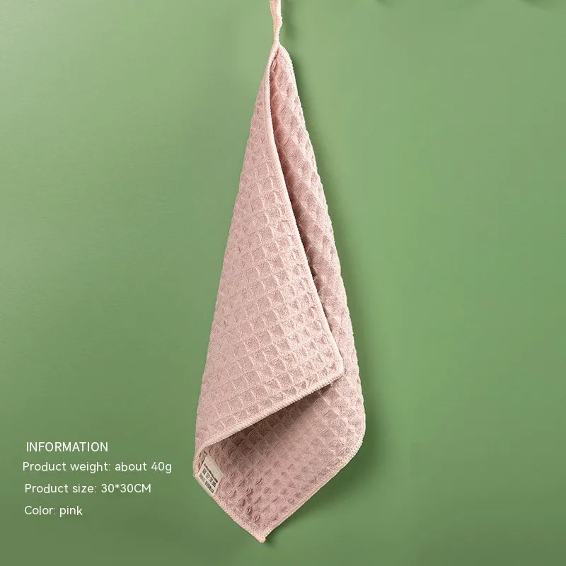 Microfiber Skin-friendly Non-lint Waffle Microfiber Towel