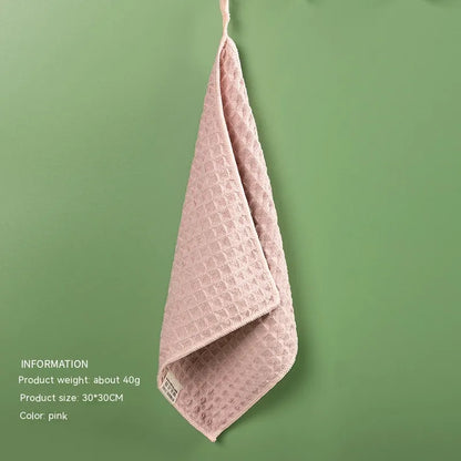 Microfiber Skin-friendly Non-lint Waffle Microfiber Towel