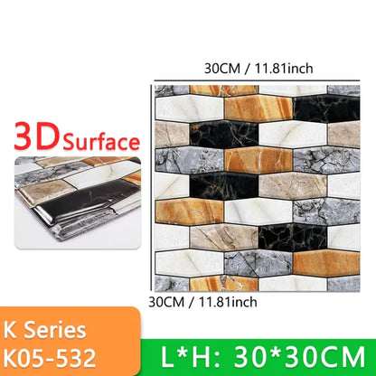 Thick Self-Adhesive Marble Floor Stickers