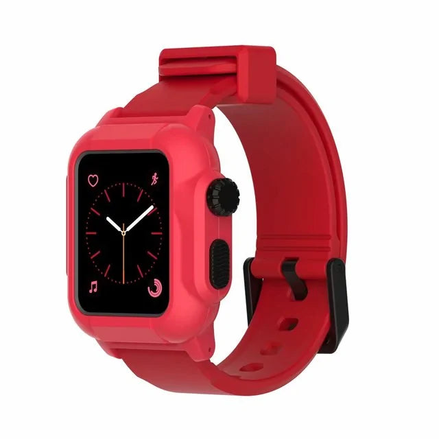 Waterproof Case And Strap Watch