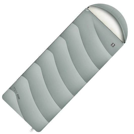 Cotton Envelope Portable Backpacking Sleeping Bag for Outdoor Camping with Compression Sack by Qunature Global