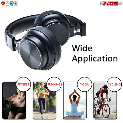 5Core Bluetooth Headphones Wireless Noise Cancelling Audifonos Inalambricos - Anti Spier 