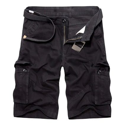 Plus Size Men's Multi Pocket Cargo Shorts
