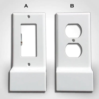 Invisible Dual USB Wall Charger Plate With Surge Protection