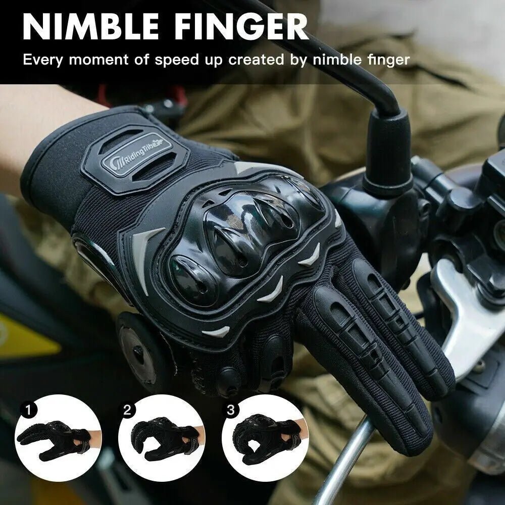 Racing Motorcycle Motorbike Motocross Riding Dirt Bike Full Finger Sports Gloves by Anti Spier