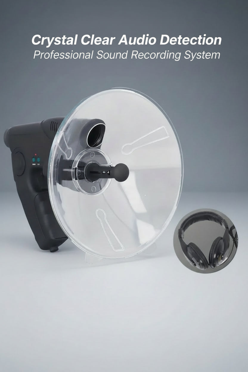 Long-range audio recording sound amplier listening detector by Anti Spier