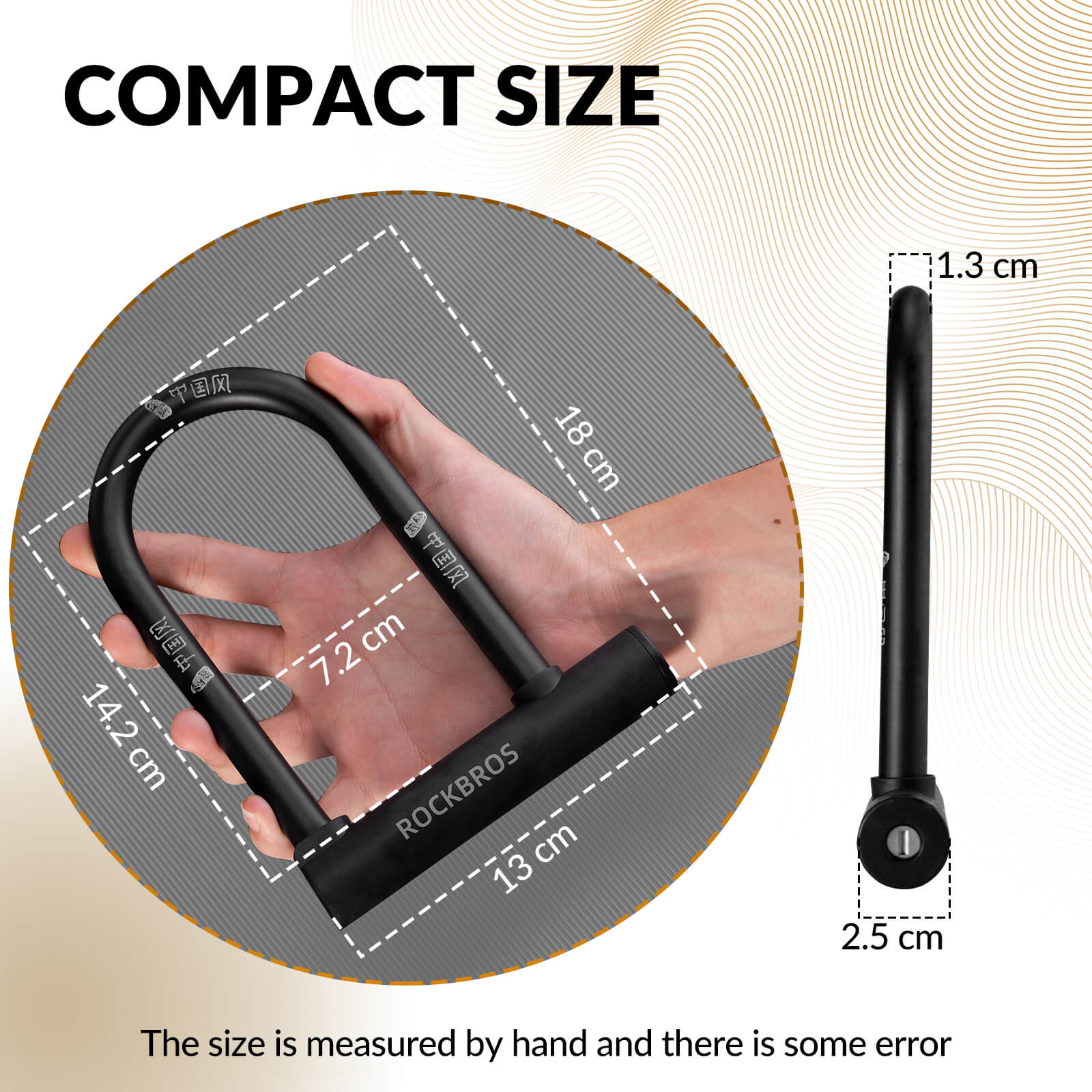 U-Lock Bike Lock for Secure Bicycle Protection by ROCKBROS US