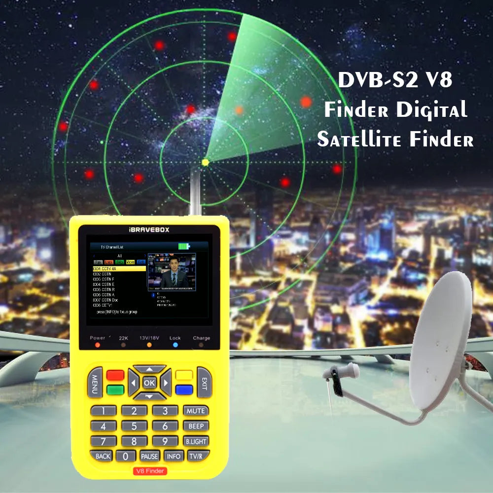 HD Satellite Finder IBRAVEBOX V8 Finder