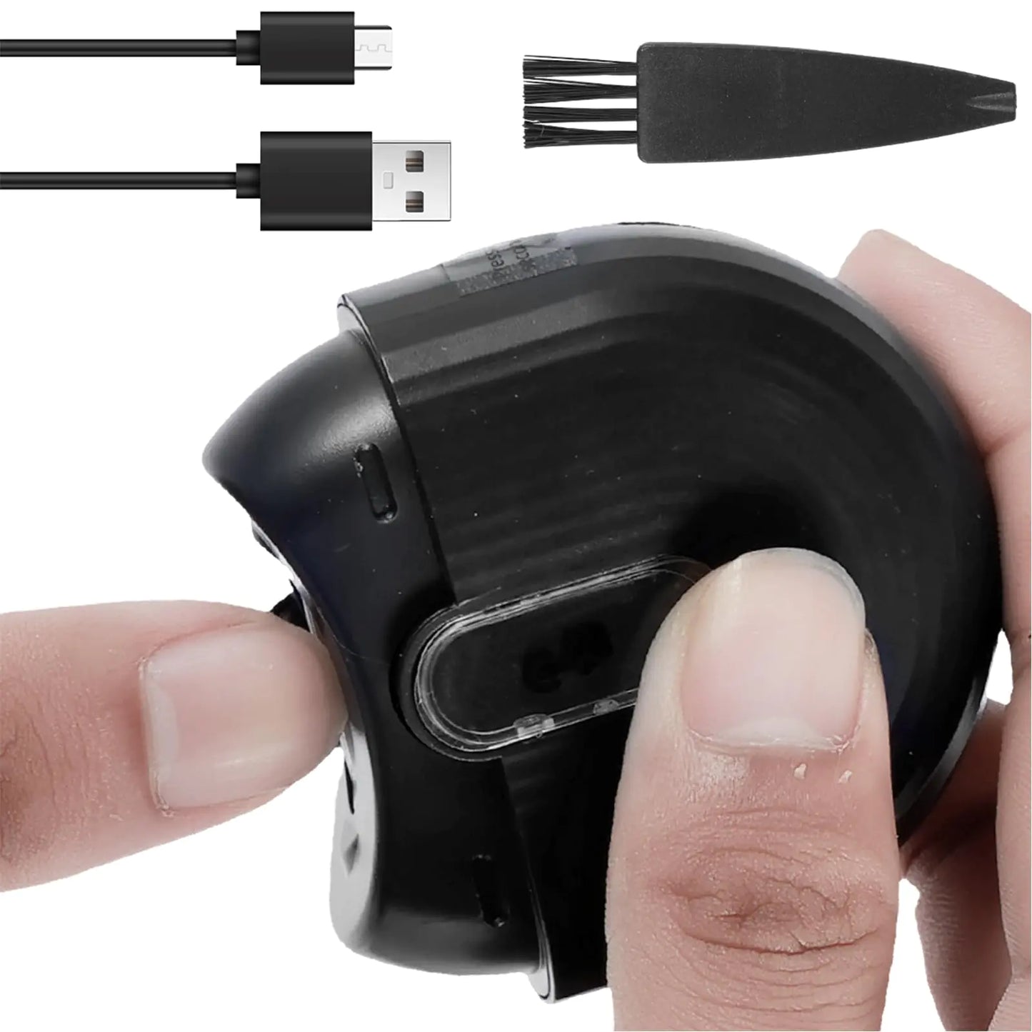 RVEFOT Electric Nail Clipper Safety Baby Fingernail Nail Clipper with Light and 2 Speeds Nail Clippers with Nail Scraps StorageRechargeable Nail Cutter for Baby Kids Adults Seniors(Black)