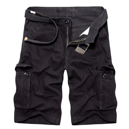 Plus Size Men's Multi Pocket Cargo Shorts