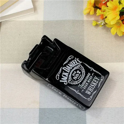 Retro Ceramic Cigarette Case Ashtray