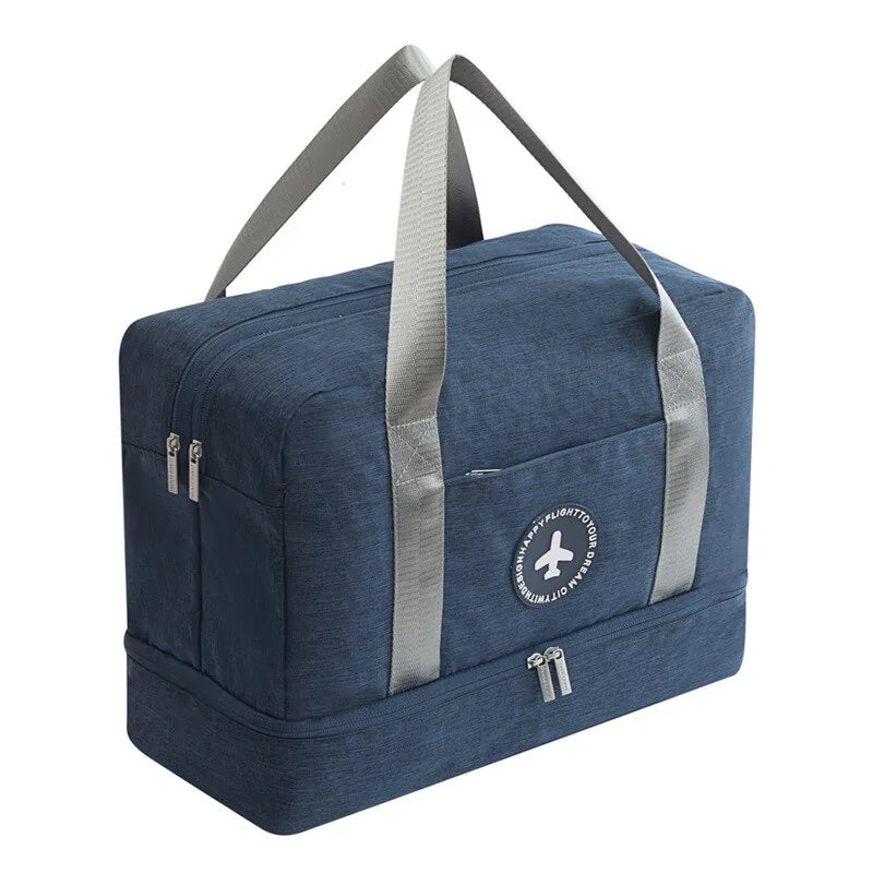 Waterproof Gym and Beach Bag with Wet/Dry Compartments