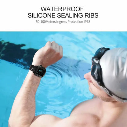 Waterproof Case And Strap Watch