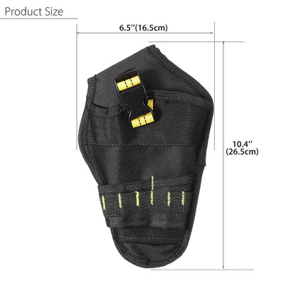 Heavy Duty Drill Holster Tool Belt Pouch Bit Holder Hanging Waist Bag Drill Tool