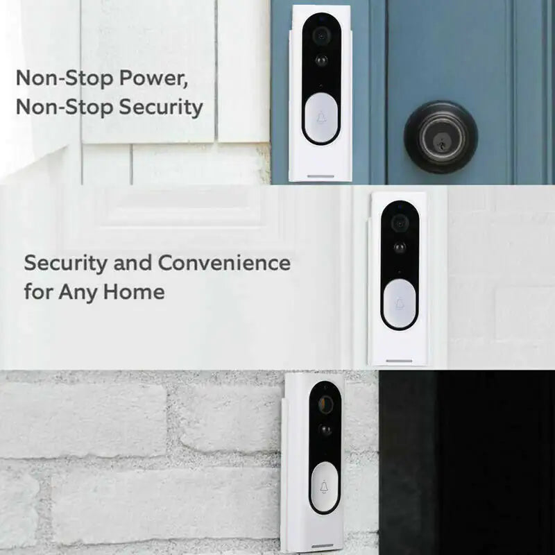 WiFi Ring Doorbell 1080P HD Security Camera Wireless Door Bell CameraAnti Spier Anti SpierWiFi Ring Doorbell 1080P HD Security Camera Wireless Door Bell Camera img{max-width:100%}

 
 Two-Way Door Bell WiFi Wireless Video PIR Doorbell Talk Smart Security HD Camera

Features: 
This WiFi doorbell can connect home WiFi a