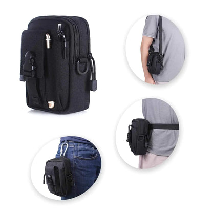 Compact Multi-Purpose Gadget Pouch Waist Bag - Anti Spier 