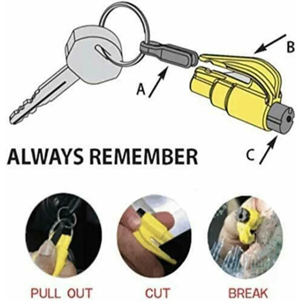 Mini Safety Hammer Keychain