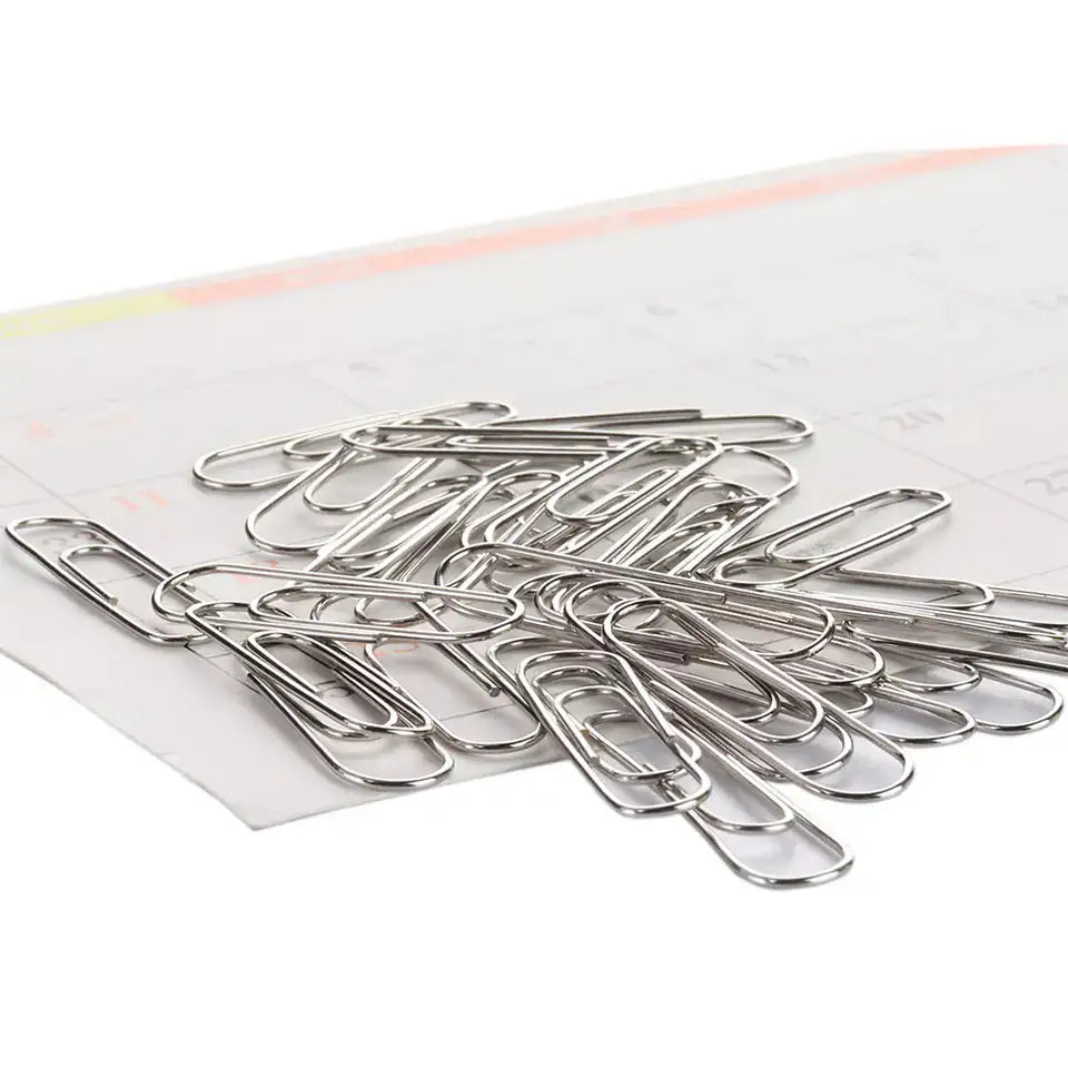 Paper Clip (28mm) Regular Silver (100/Pack)