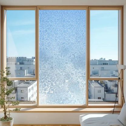 Static Cling Window Film - Frosted 3D Decorative Vinyl