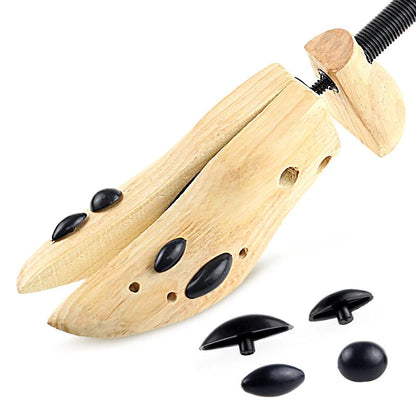 2-Way Wooden Adjustable Shoe Stretcher Expander Men Women Boot Size US 5-13 - Anti Spier 