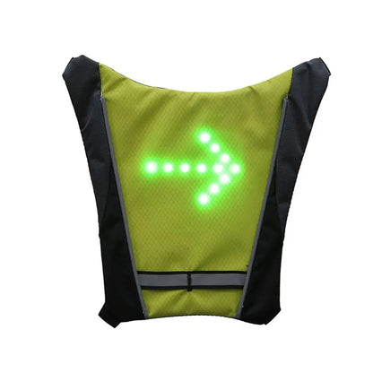 LED Cycling Safety Vest with Bag