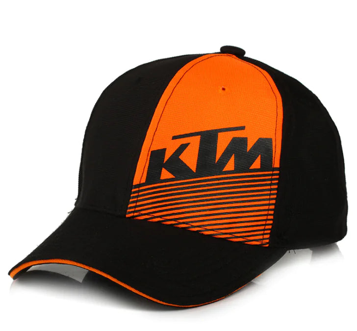 KTM Racing Cap for Off-Road Motorcycles and Baseball
