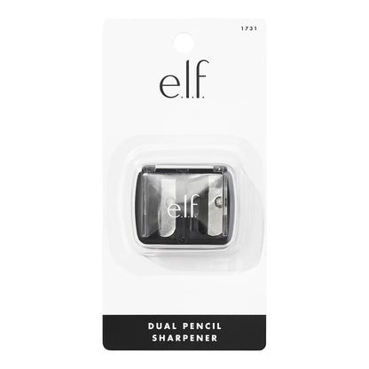 e.l.f., Dual-Pencil Sharpener, Convenient, Essential Tool, Sharpens, Easy To Clean, Travel-Friendly, Compact, Includes Bonus Small Sharpener 1 Count (Pack of 1)