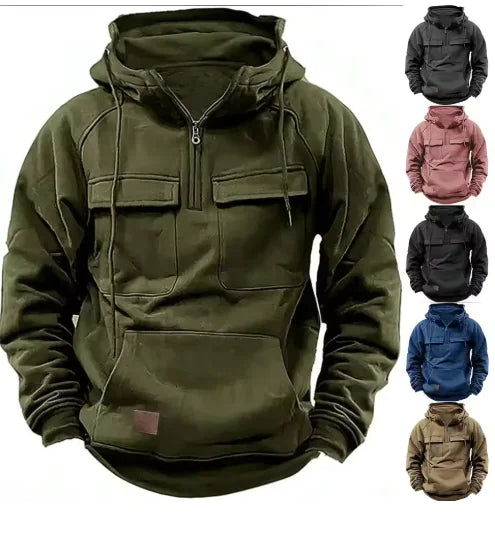 Men's Solid Color Casual Sweatshirt