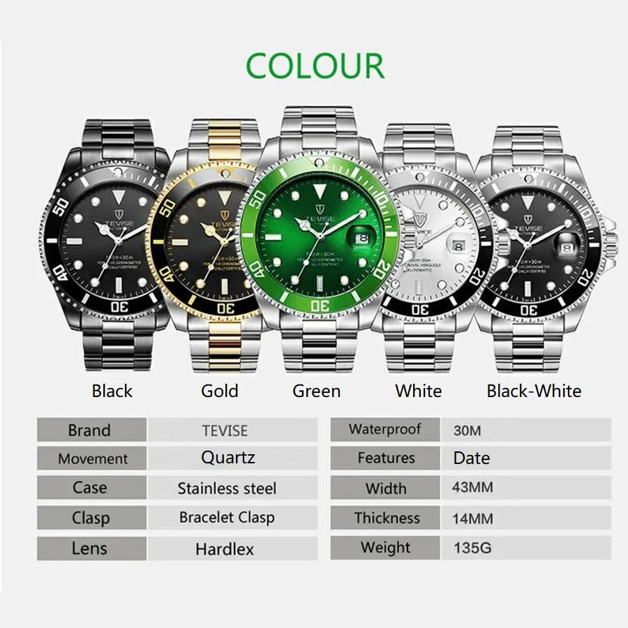 Luxury Men's Casual Quartz Watch