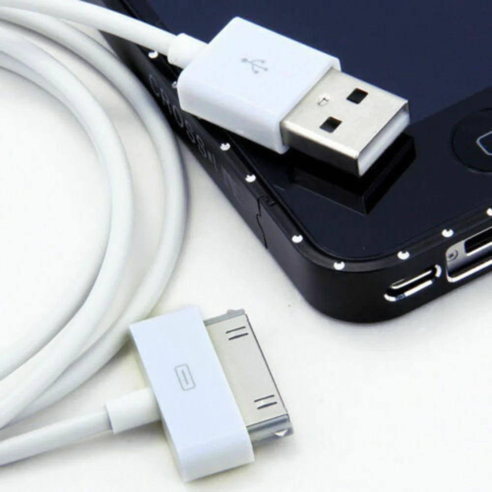 3x 6ft 30pin USB Sync Data Charging Cable fits iPhone 4 4S iPod Touch 4th Gen - Anti Spier 