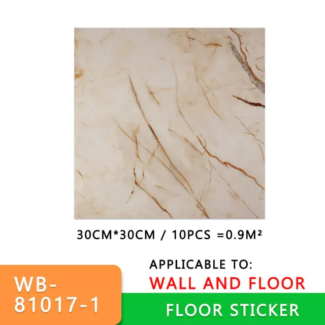 Thick Self-Adhesive Marble Floor Stickers