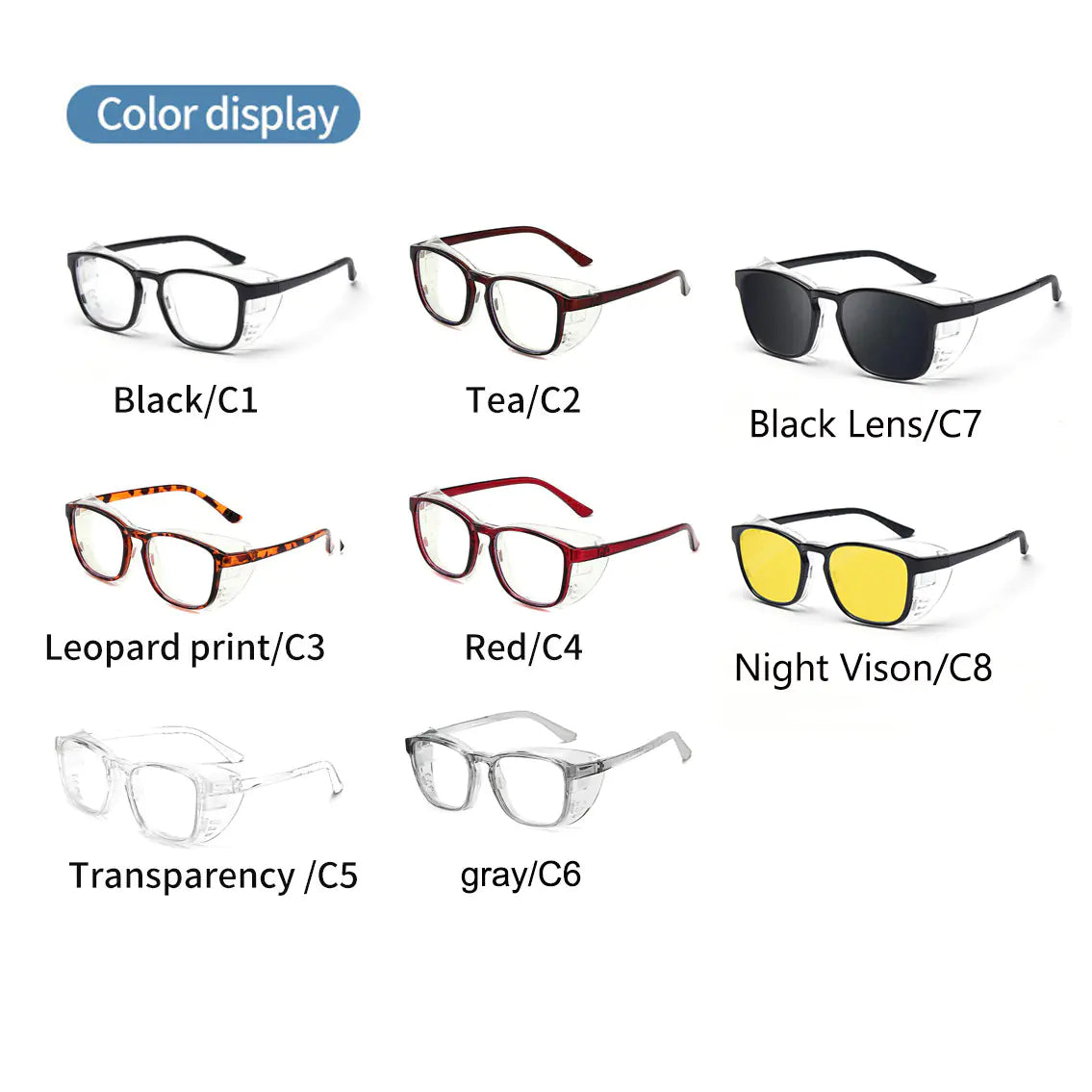 Moisture-Proof Blue Light Blocking Glasses with Prescription Frame