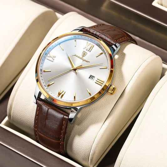 Leather Men Quartz Luxury Watches