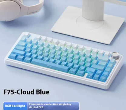 Wireless Three-Mode Bluetooth Mechanical Keyboard