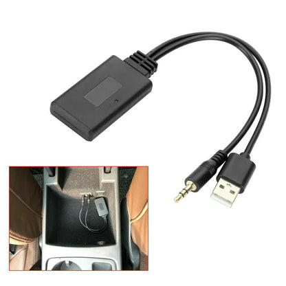 2 In 1 USB Bluetooth 5.0 Transmitter Receiver Adapter Wireless For PC Car Kit - Anti Spier 