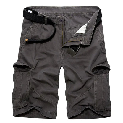 Plus Size Men's Multi Pocket Cargo Shorts